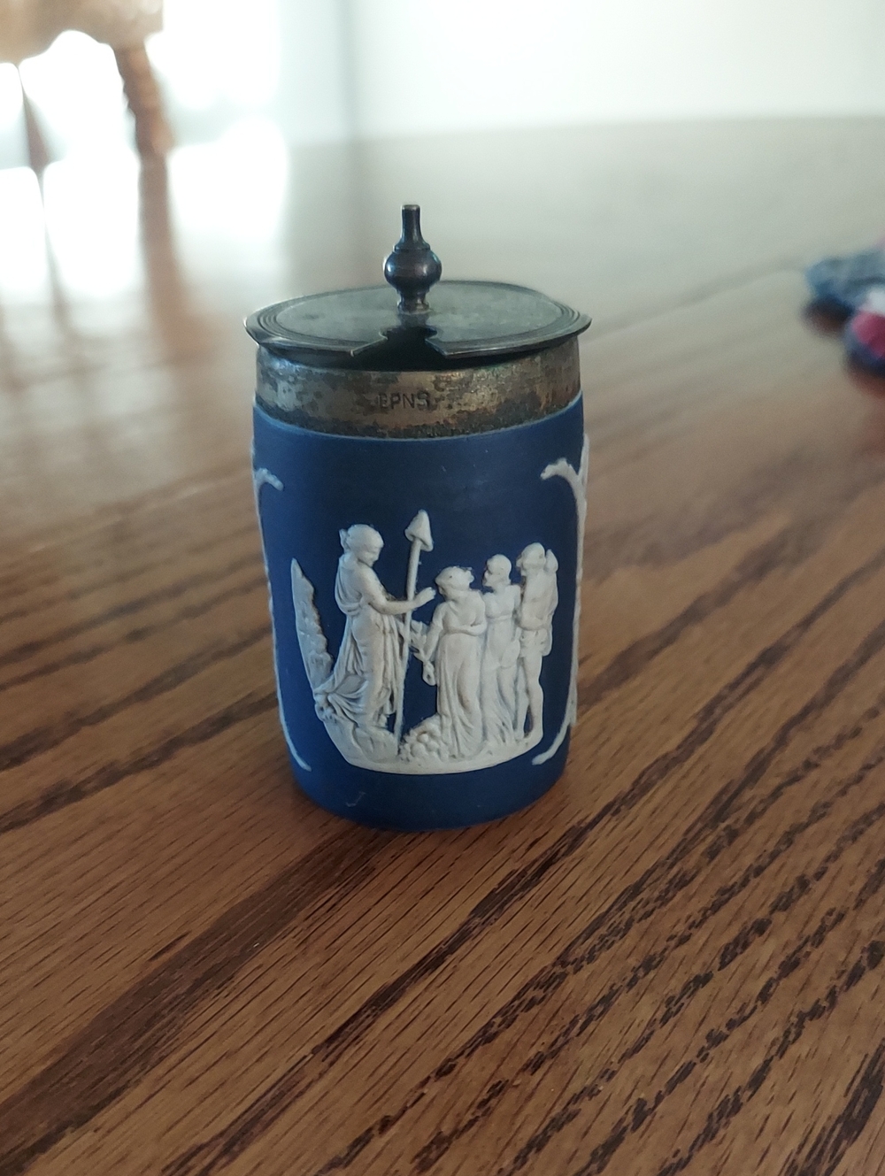 Antique 19th c. Wedgewood Metal Mounted Jasperware